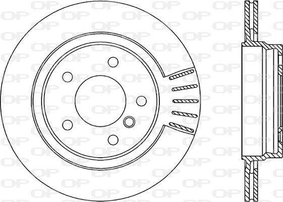 OPEN PARTS Тормозной диск BDR1758.20